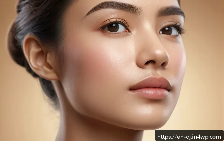 컴퓨터 생성 이미지 기술의 발전 역사 - A hyper-realistic digital character portrait showcasing intricate facial micro-movements, such as su...
